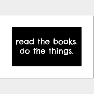 Read Books Do the Things Posters and Art